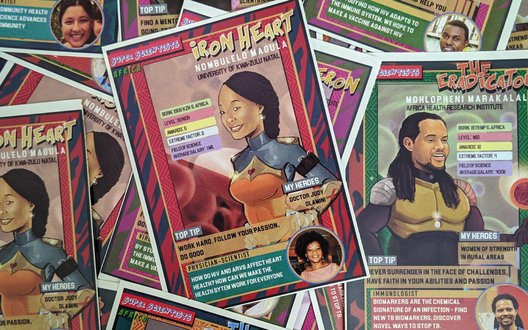 News on Pan-African SuperScientists Comic Book-Style Trading Cards